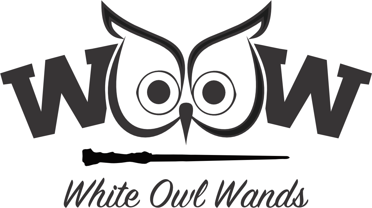 White Owl Wands owl logo
